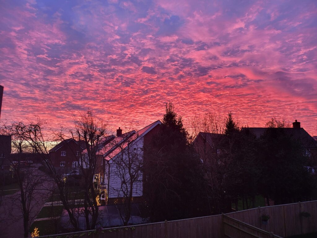 Red Sky over Coxheath